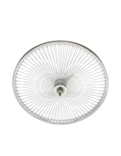 24 Steel Coaster Wheel 144 Spoke 14g UCP 3/8 Axle Single...